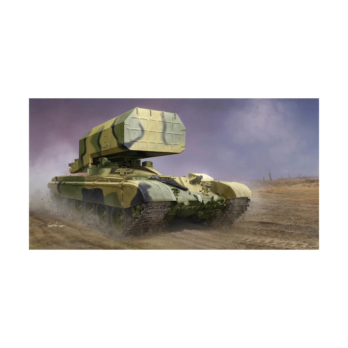 Russian TOS-1 Multiple Rocket Launcher Mod.1989, 1/35 - Trumpeter 0...