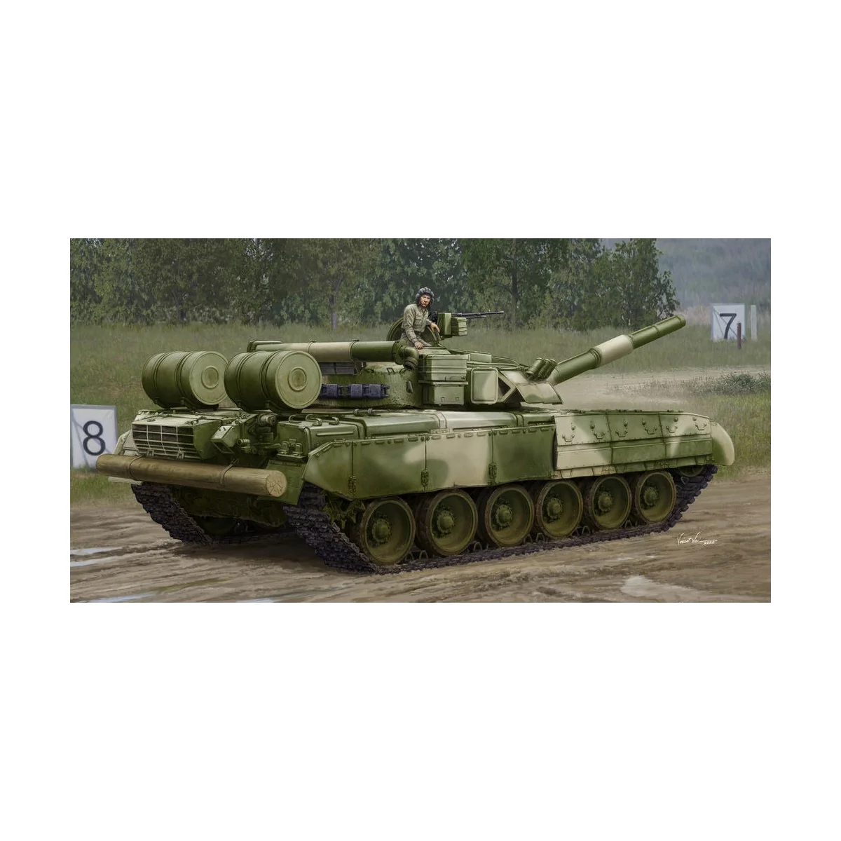 Russian T-80UD MBT - Early, 1/35 - Trumpeter 09581 Russian T-80UD MBT - Early, 1/35 - Trumpeter 09581
