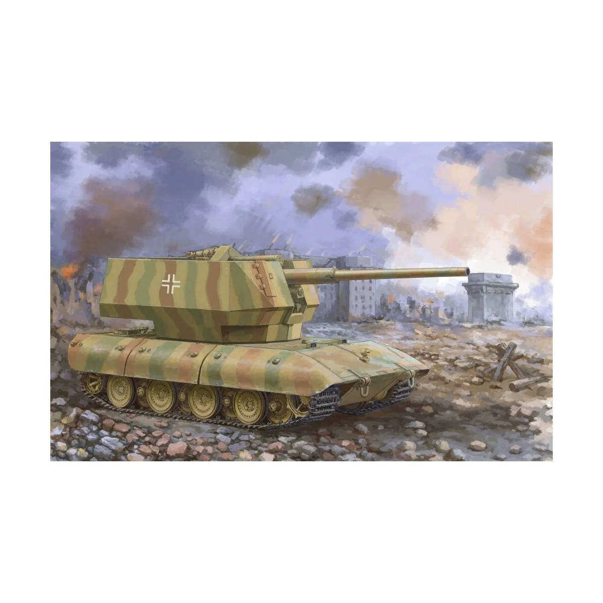 E-100 Flakpanzer w/12.8cm Flak 40, 1/35 - Trumpeter 09585 E-100 Flakpanzer w/12.8cm Flak 40, 1/35 - Trumpeter 09585