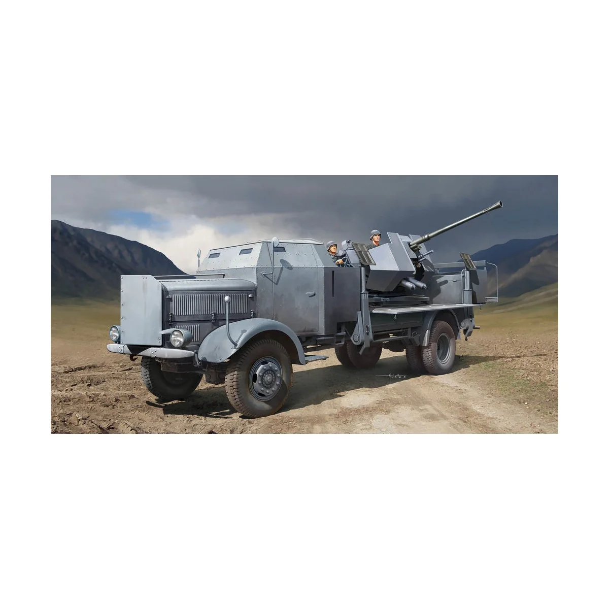 L4500A mit 3.7cm Flak 37 - Trumpeter 09593