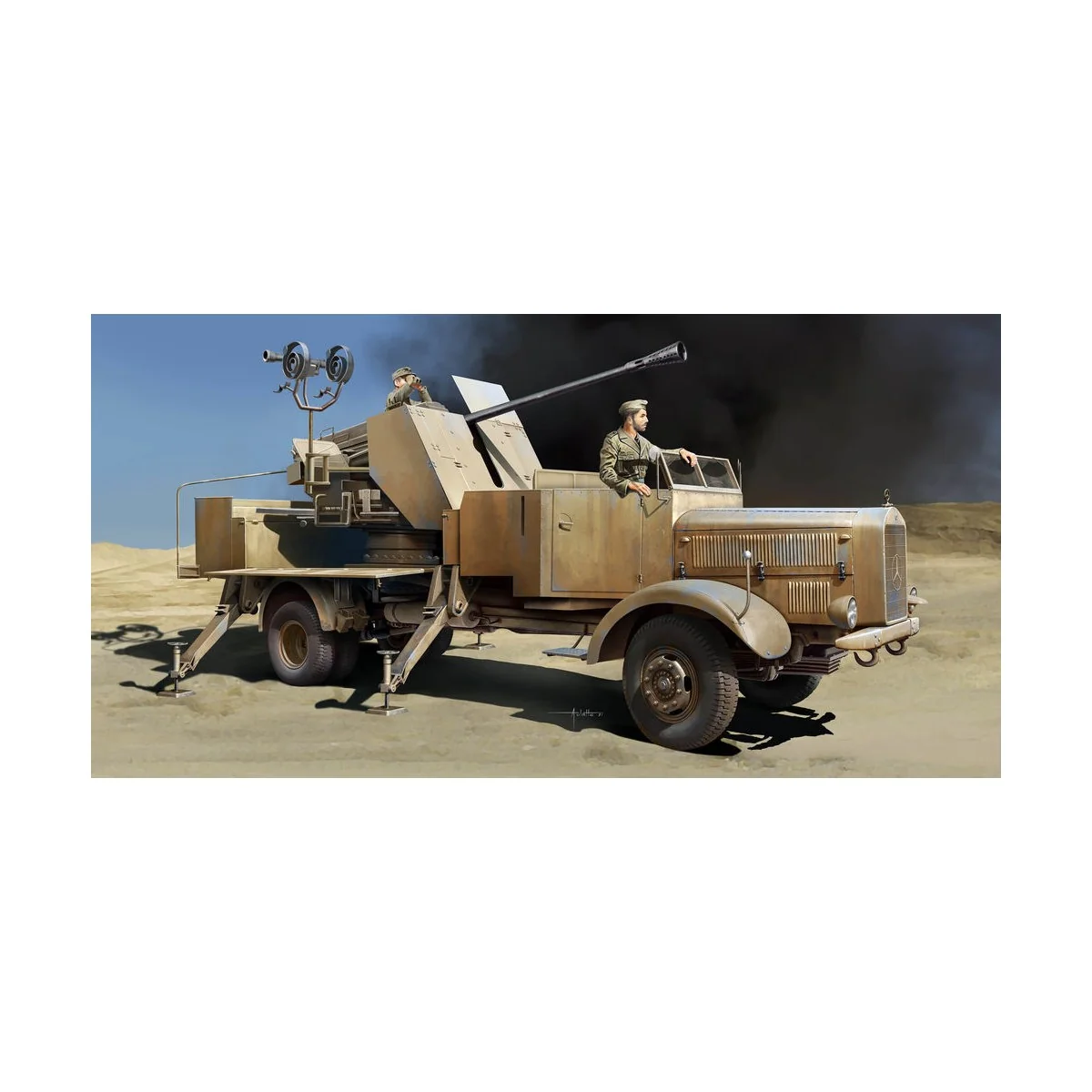 L4500A mit 5cm Flak 41 I - Trumpeter 09595