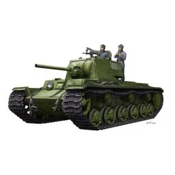 KV-1 1942 Simplified Turret Tank w/Tank Crew, 1/35 - Trumpeter 09597