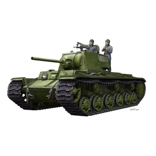 KV-1 1942 Simplified Turret Tank w/Tank Crew, 1/35 - Trumpeter 09597