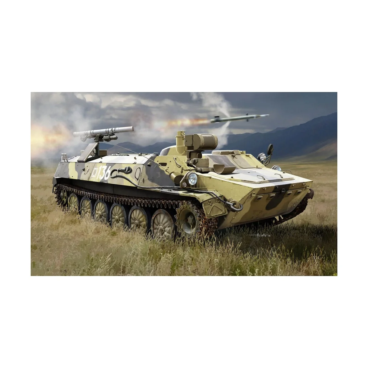 Russian 9P149 Launching Vehicle of 9K114 Shturm-S ATGM system, 1/35... Russian 9P149 Launching Vehicle of 9K114 Shturm-S ATGM system, 1/35...