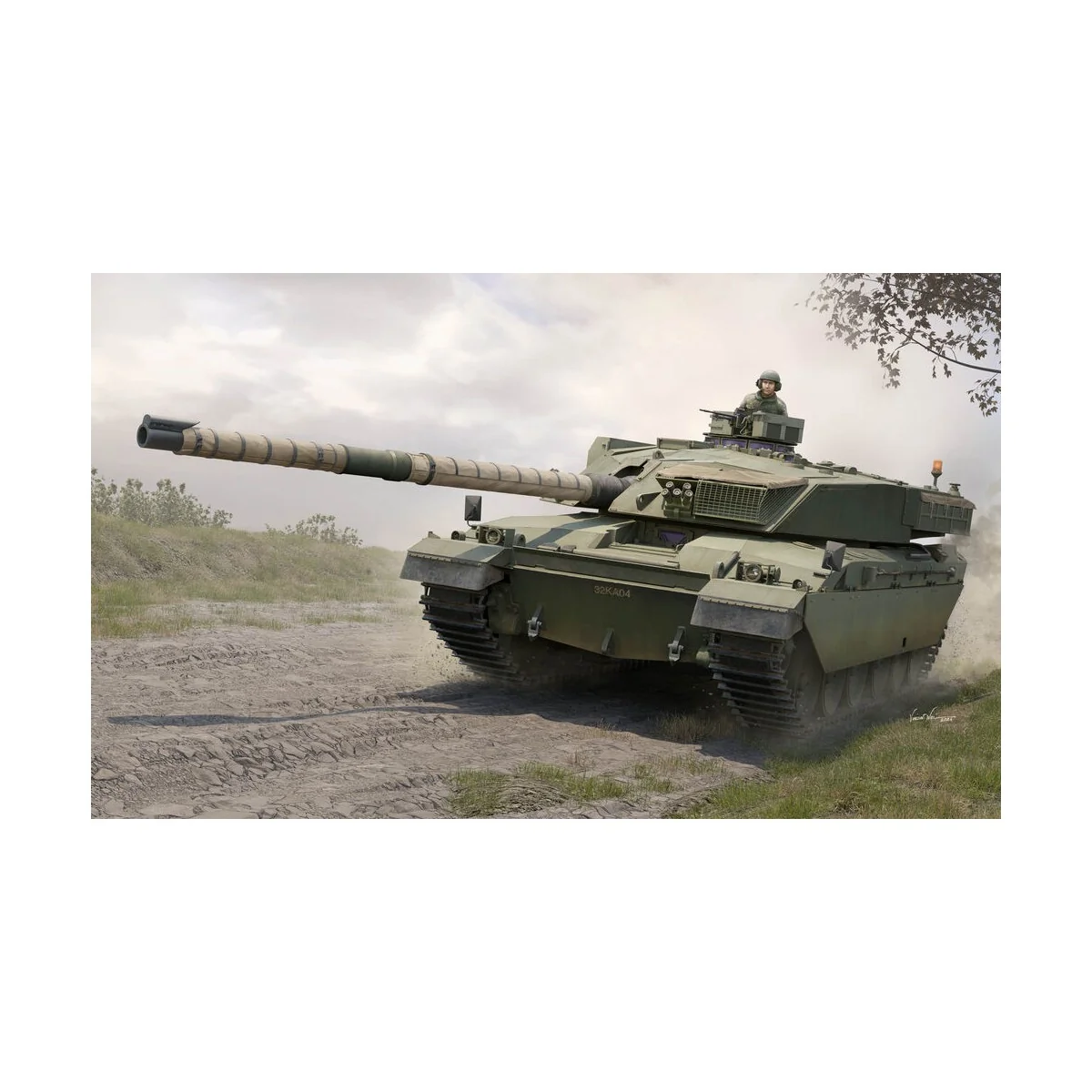 British MBT Challenger-1(mk.3), 1/35 - Trumpeter 09611