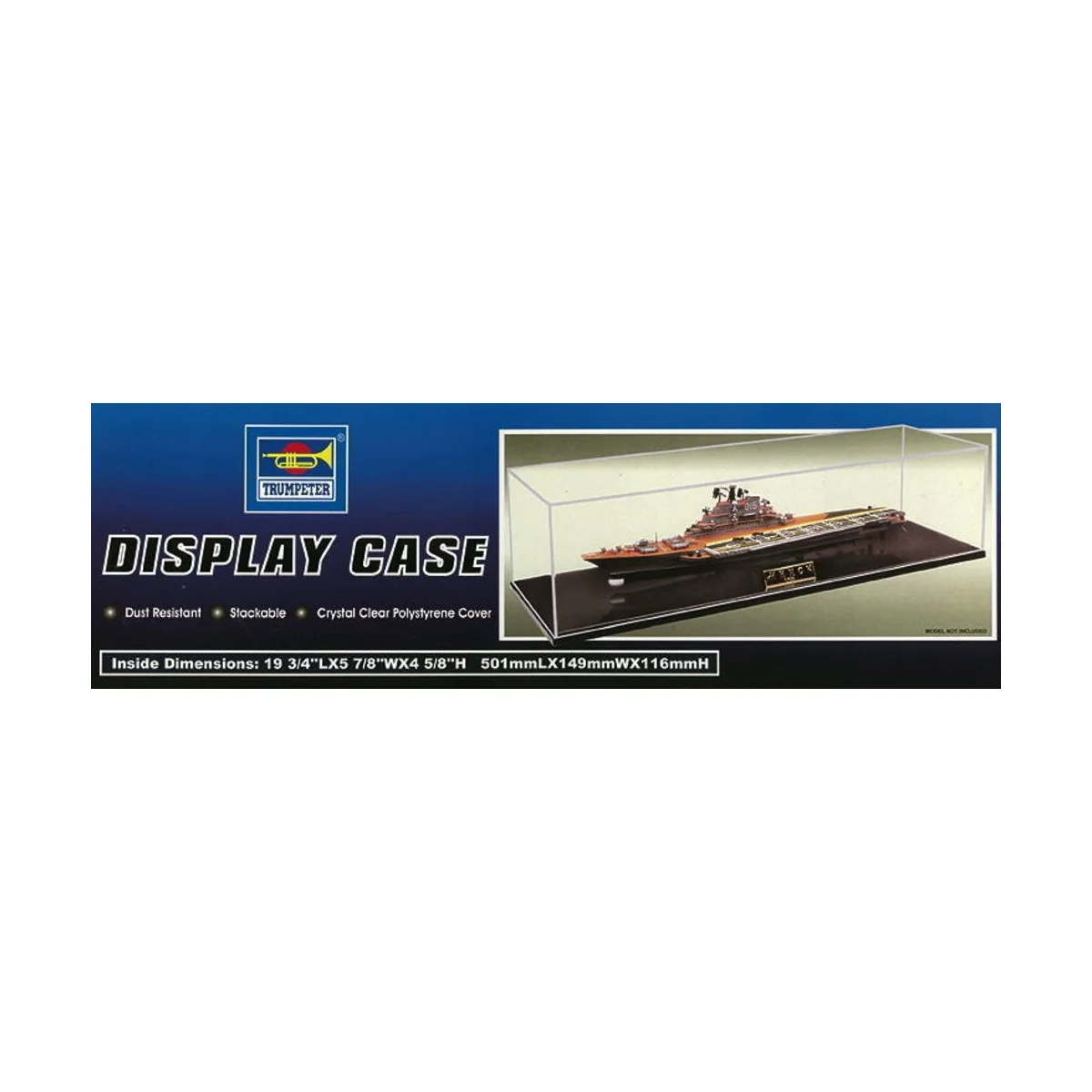 Acrylic Display Case 501 x 149 x 121mm - Master Tools 09801