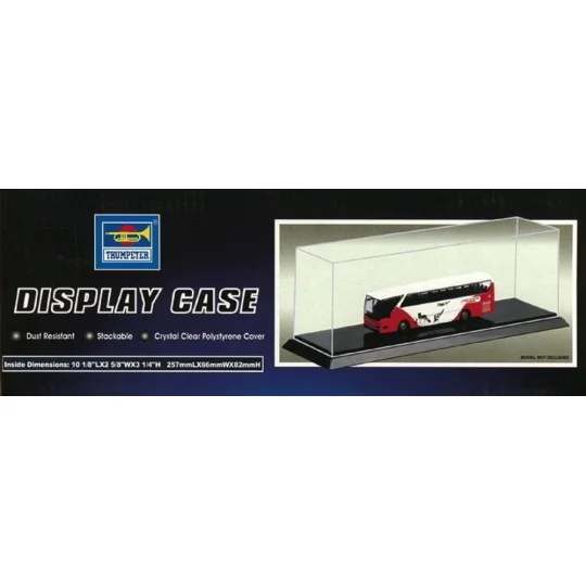 Acrylic Display Case 257 x 66 x 82mm - Master Tools 09802