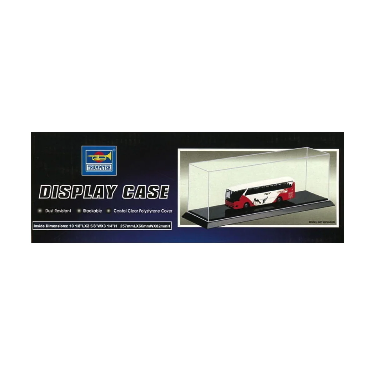 Acrylic Display Case 257 x 66 x 82mm - Master Tools 09802