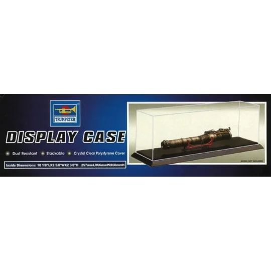 Acrylic Display Case 257 x 66 x 60mm - Master Tools 09803
