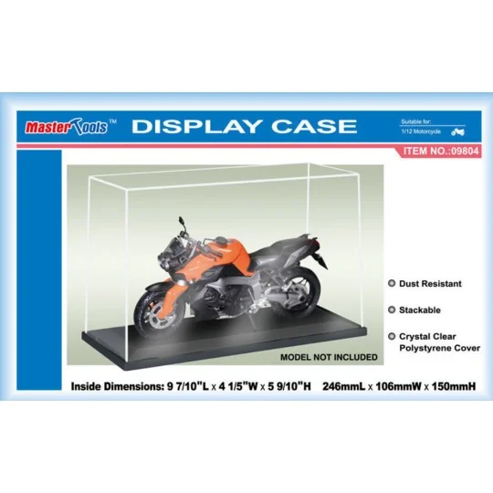 Acrylic Display Case 246 x 106 x 150mm, 1/72 - Master Tools 09804