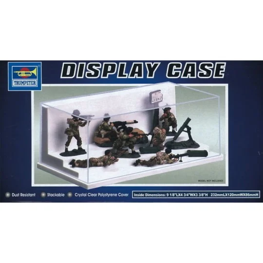 Acrylic Display Case 232 x 120 x 86mm - Master Tools 09810