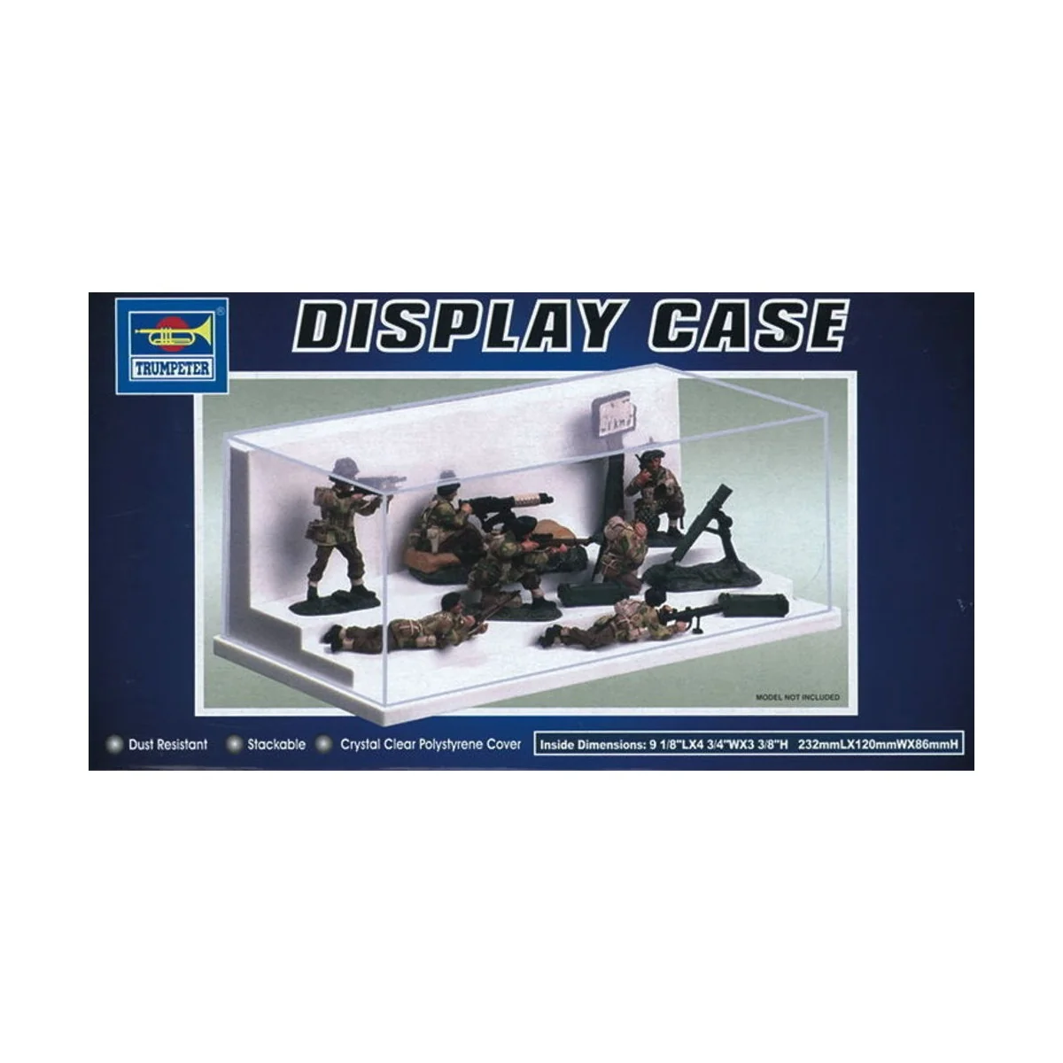 Acrylic Display Case 232 x 120 x 86mm - Master Tools 09810