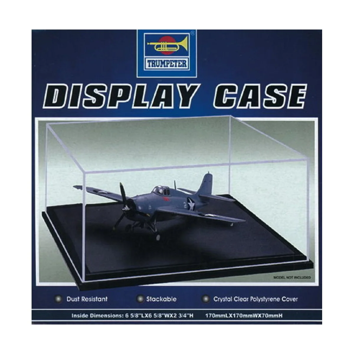 Acrylic Display Case 170 x 170 x 70mm - Master Tools 09812