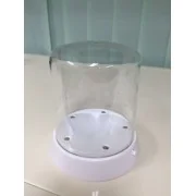 Round Top Acrylic Display Case with LED Light (ø84 x 115mm) - Maste...