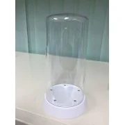 Round Top Acrylic Display Case with LED Light (ø84 x 185mm) - Maste...