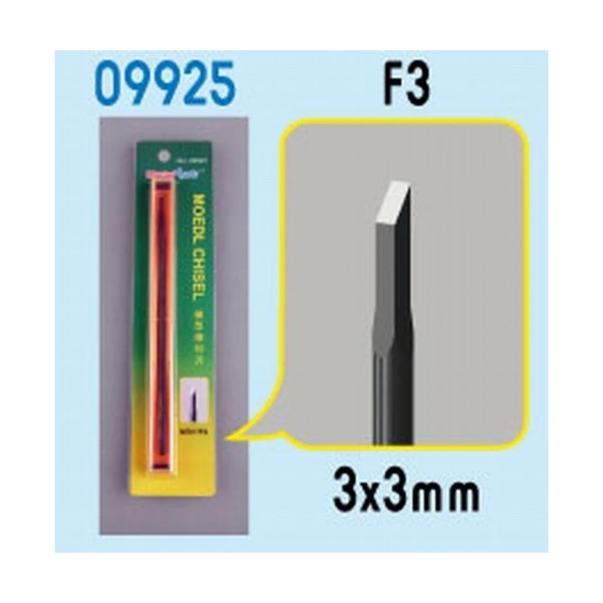 Model Chisel - F3 - Master Tools 09925