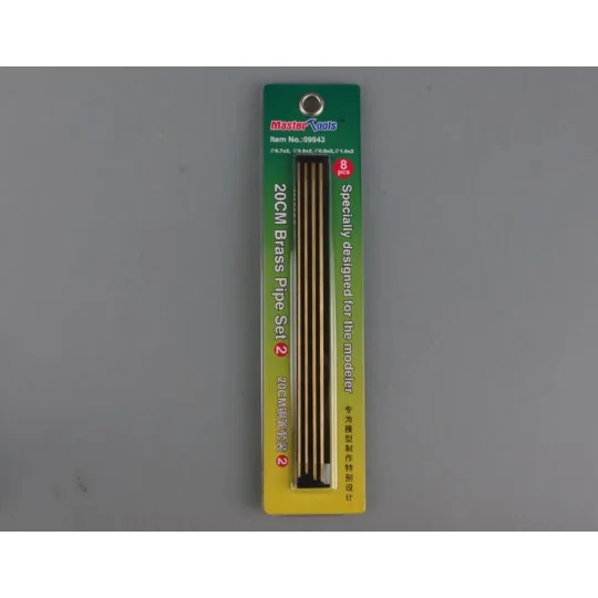 20CM Brass Pipe / Messingrohr Set 2 - Master Tools 09943