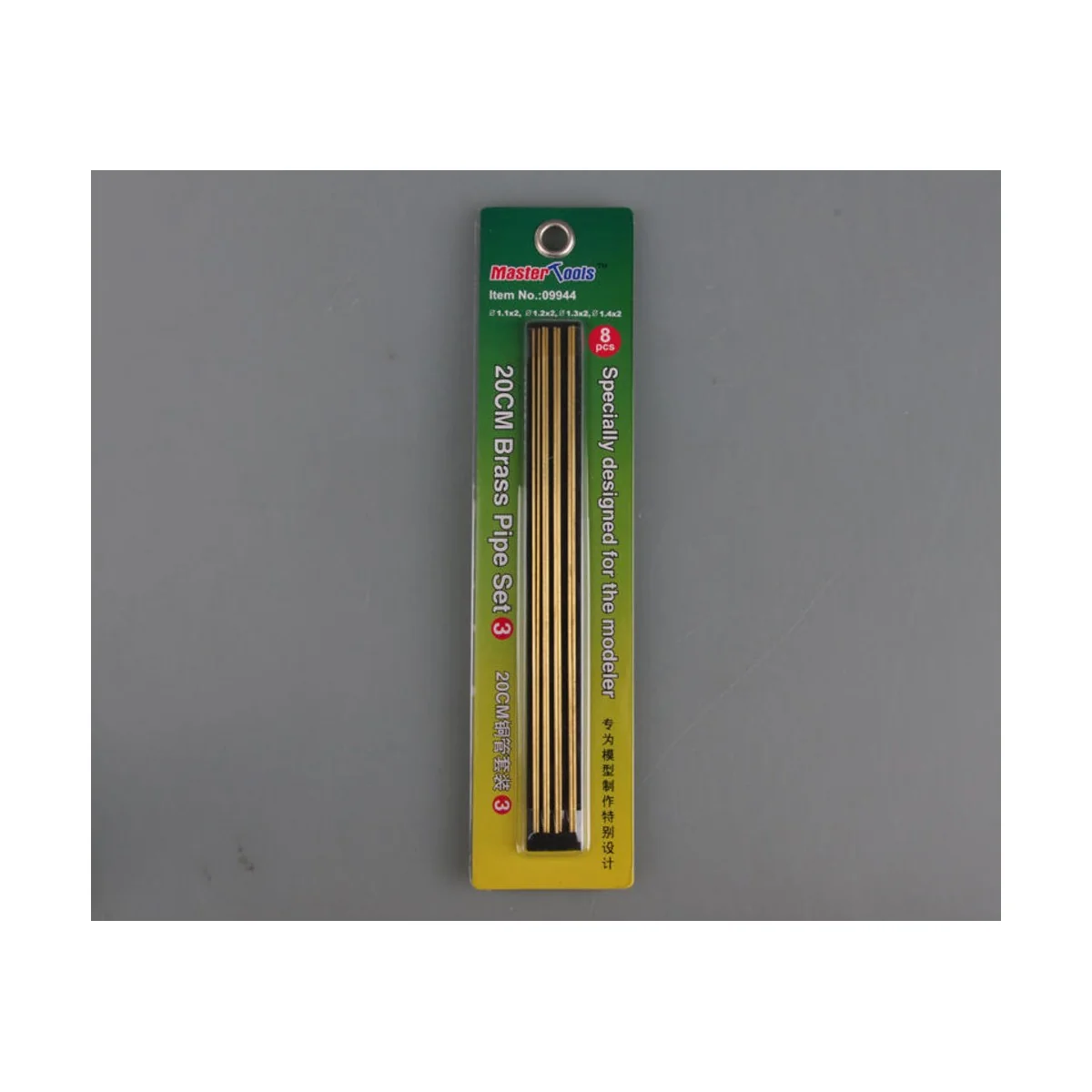 20CM Brass Pipe / Messingrohr Set 3 - Master Tools 09944