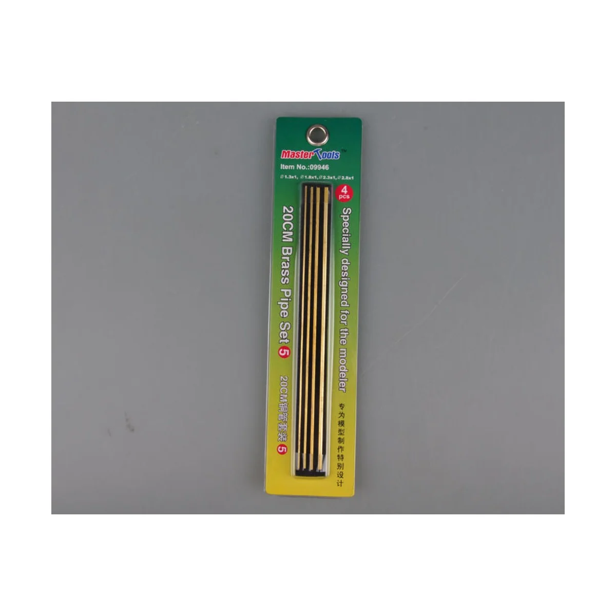 20CM Brass Pipe / Messingrohr Set 5 - Master Tools 09946