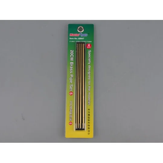 20CM Brass Pipe / Messingrohr Set 6 - Master Tools 09947