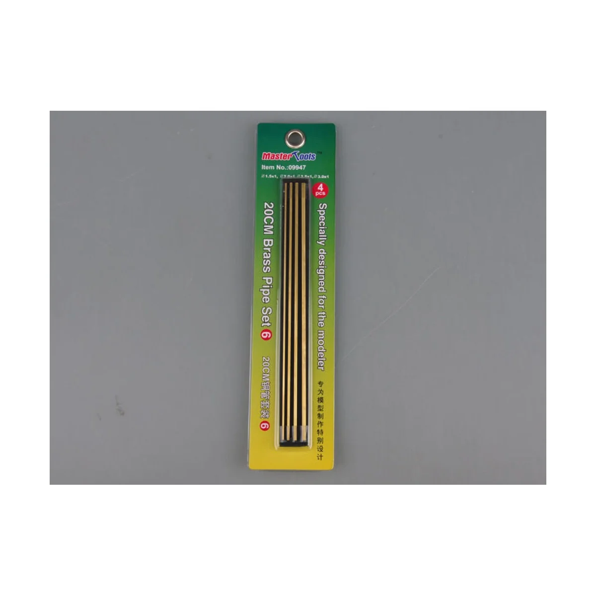 20CM Brass Pipe / Messingrohr Set 6 - Master Tools 09947