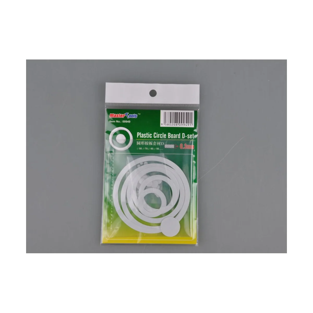 Plastic Circle Board D-set-0,3mm - Master Tools 09949