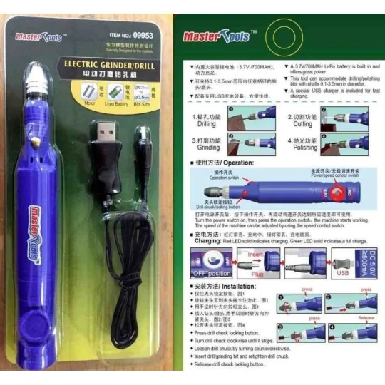 Electric Grinder/Drill - Master Tools 09953