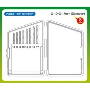 Twist Drilling Auger Bit set 2 (1,0-1,7) - Master Tools 09955