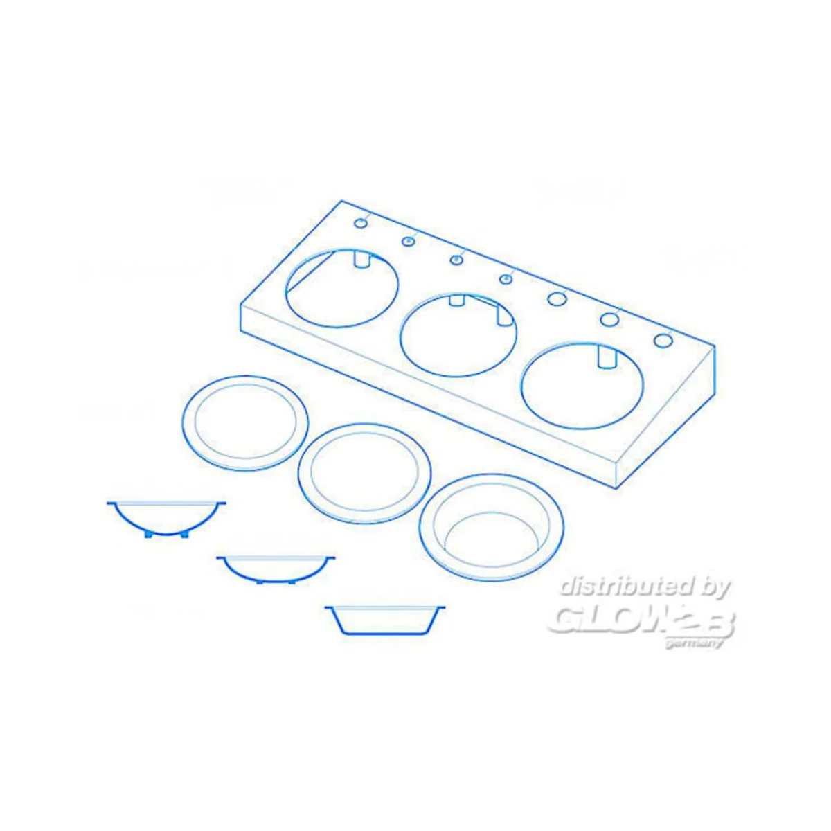 Paint Palette with Holder - Master Tools 09960