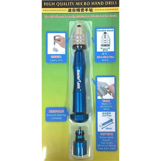 High Quality Micro Hand Drill - Master Tools 09961