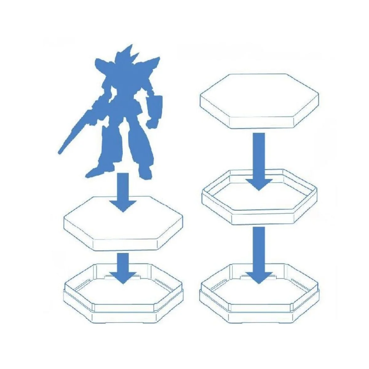 Hexagon base - Master Tools 09963