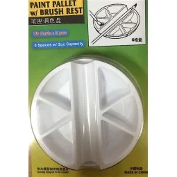 Paint Pallet with Brush Rest - Master Tools 09974