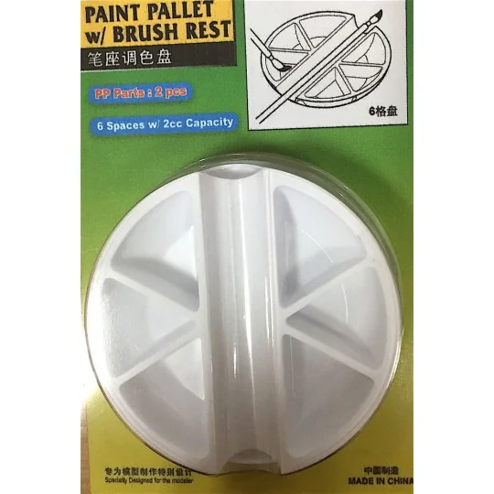 Paint Pallet with Brush Rest - Master Tools 09974