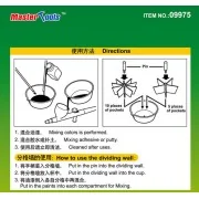 Paint Pallet(L) with Partition Wall - Master Tools 09975