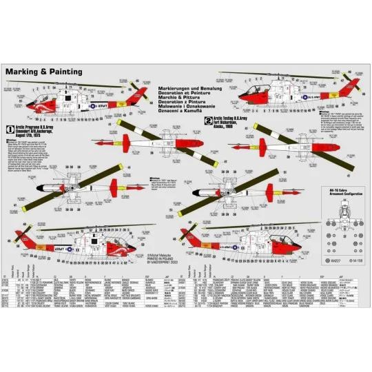 AH-1G Artic Cobra, 1/72 - Mistercraft B-01