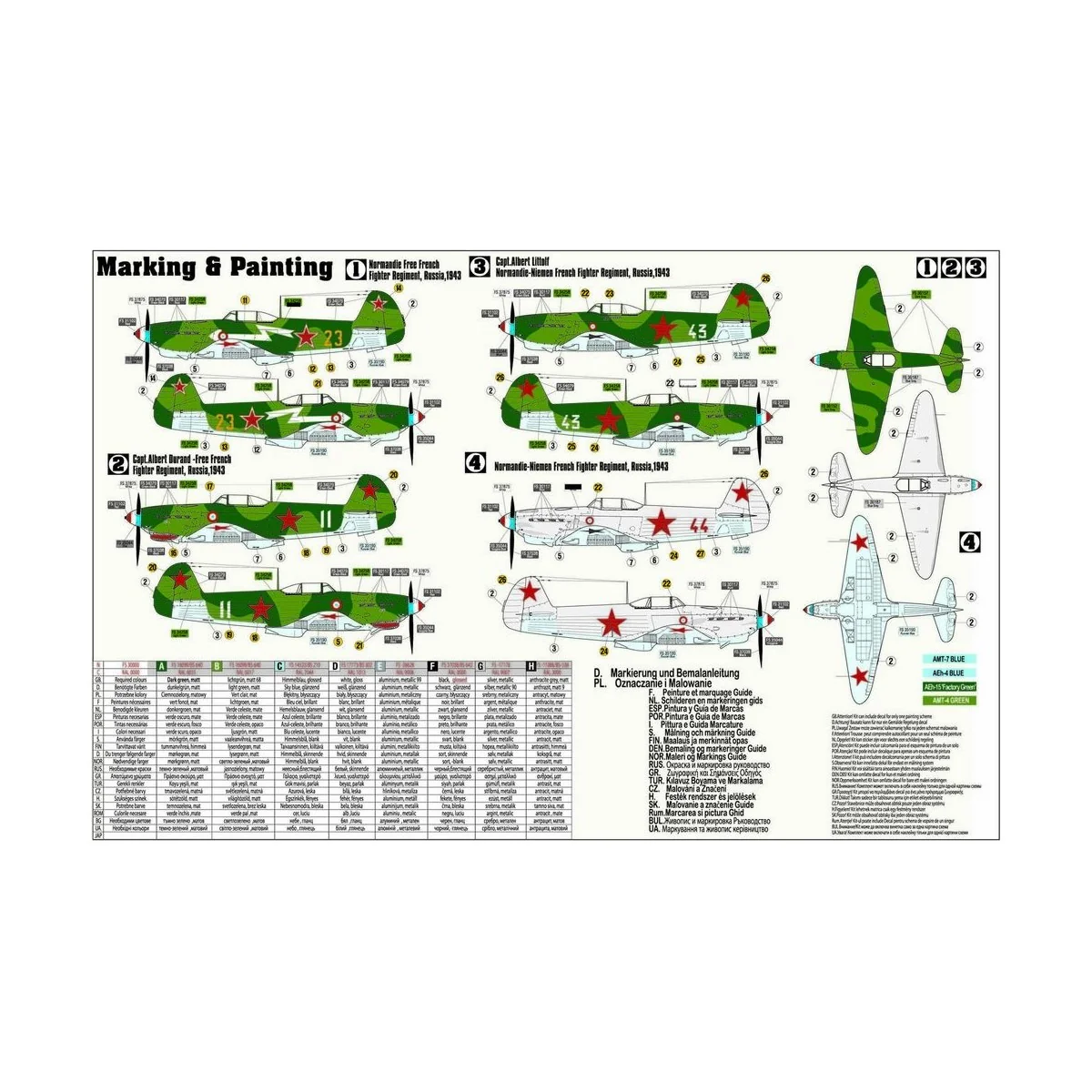 Yak-1M Normandie, 1/72 - Mistercraft B-19 Yak-1M Normandie, 1/72 - Mistercraft B-19