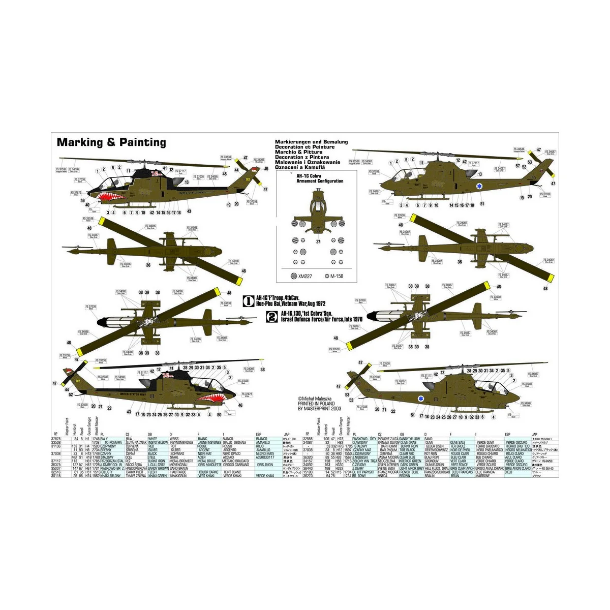 AH-1G Soogar Scoop, 1/72 - Mistercraft B-33 AH-1G Soogar Scoop, 1/72 - Mistercraft B-33