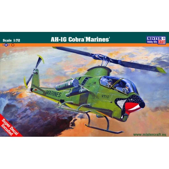 AH-1G Marines, 1/72 - Mistercraft B-34