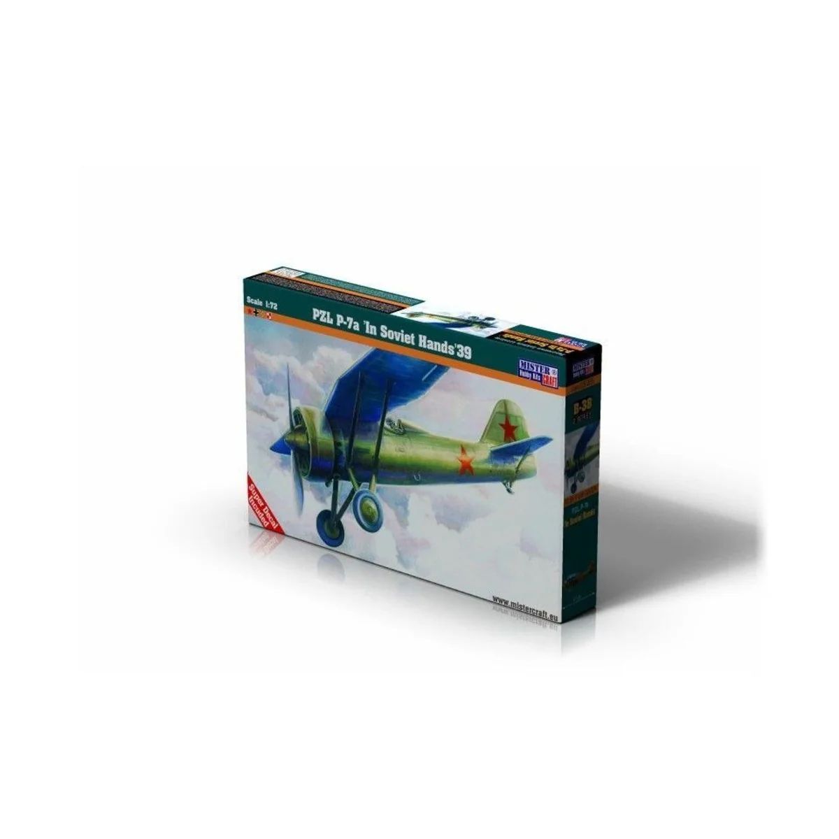 PZL P-7 In Soviet Hands, 1/72 - Mistercraft B-38