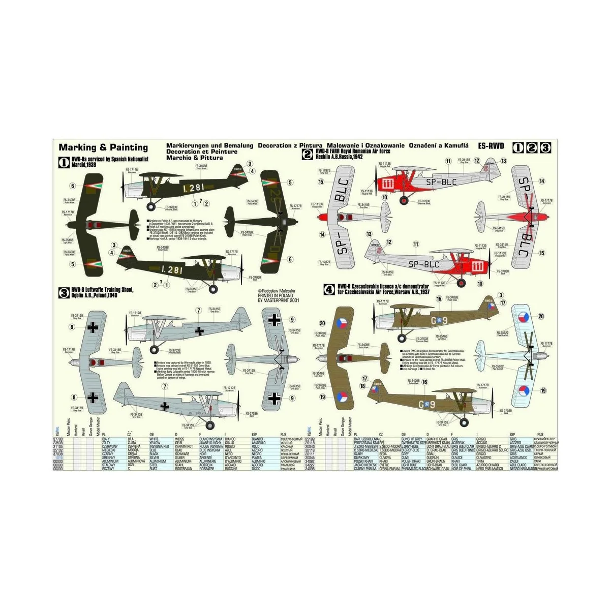 RWD-8 Magyar Recon - Mistercraft B-45