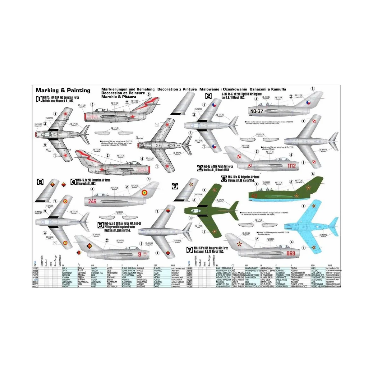 MIG-15 Fagot, 1/72 - Mistercraft B-49 MIG-15 Fagot, 1/72 - Mistercraft B-49