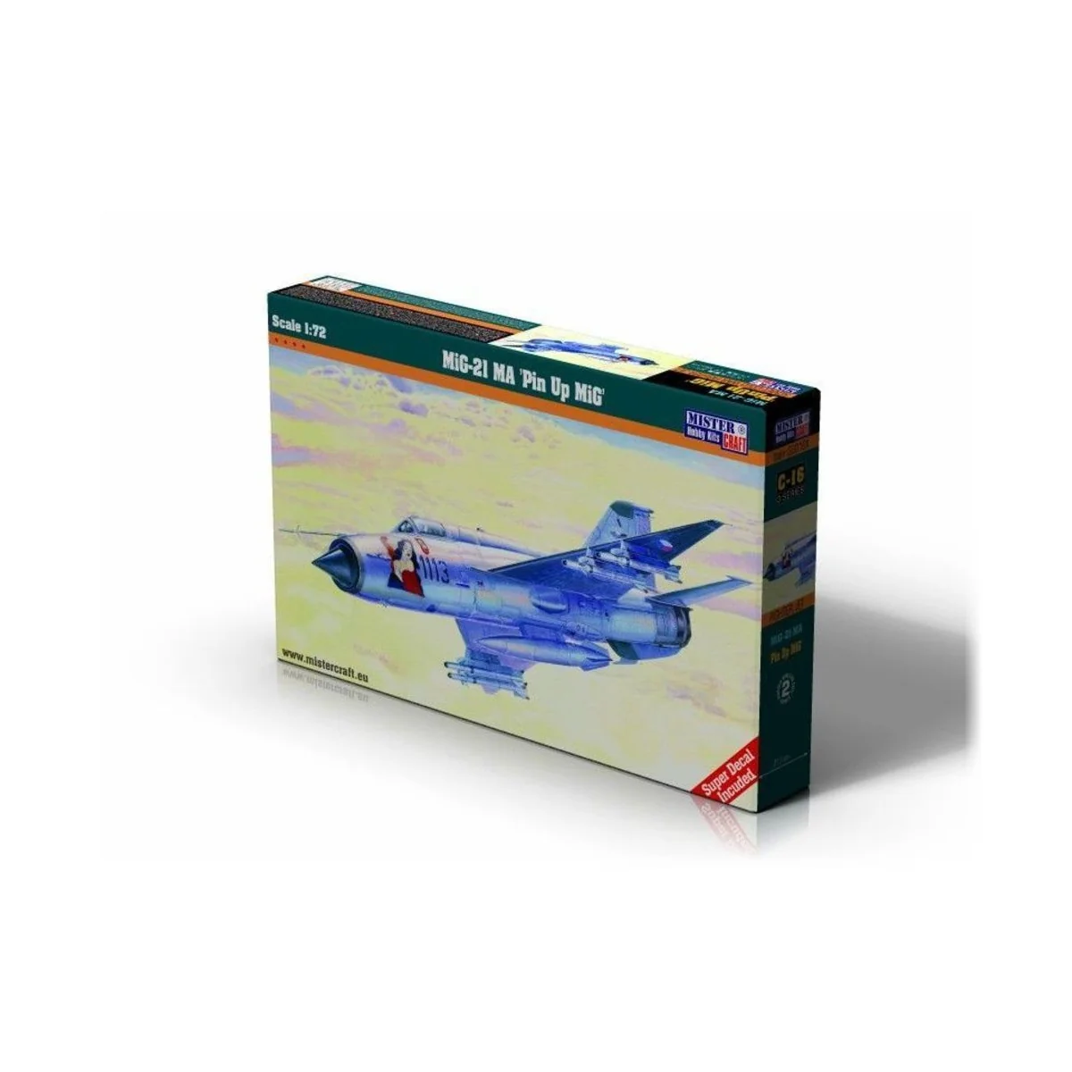 MiG-21MA, 1/72 - Mistercraft C-17 MiG-21MA, 1/72 - Mistercraft C-17