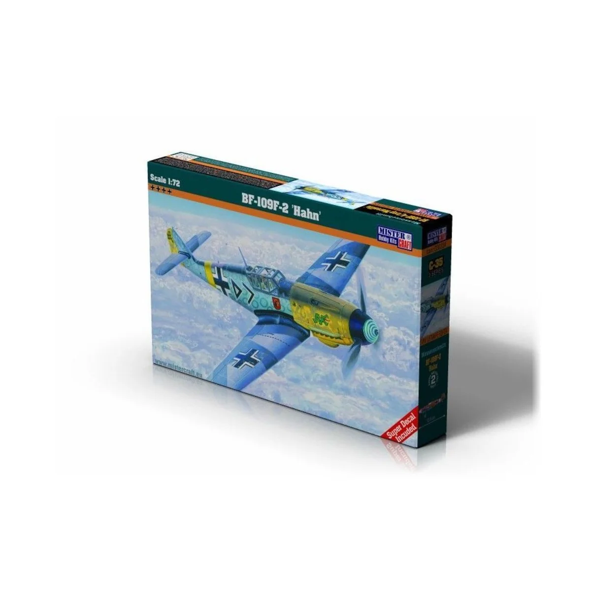 BF-109F-4"Hahn", 1/72 - Mistercraft C-35