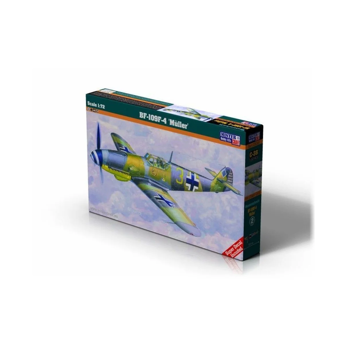 BF-109f-4 "Muller", 1/72 - Mistercraft C-38