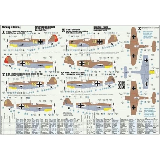 BF-109F-4/trop "Marseille", 1/72 - Mistercraft C-40