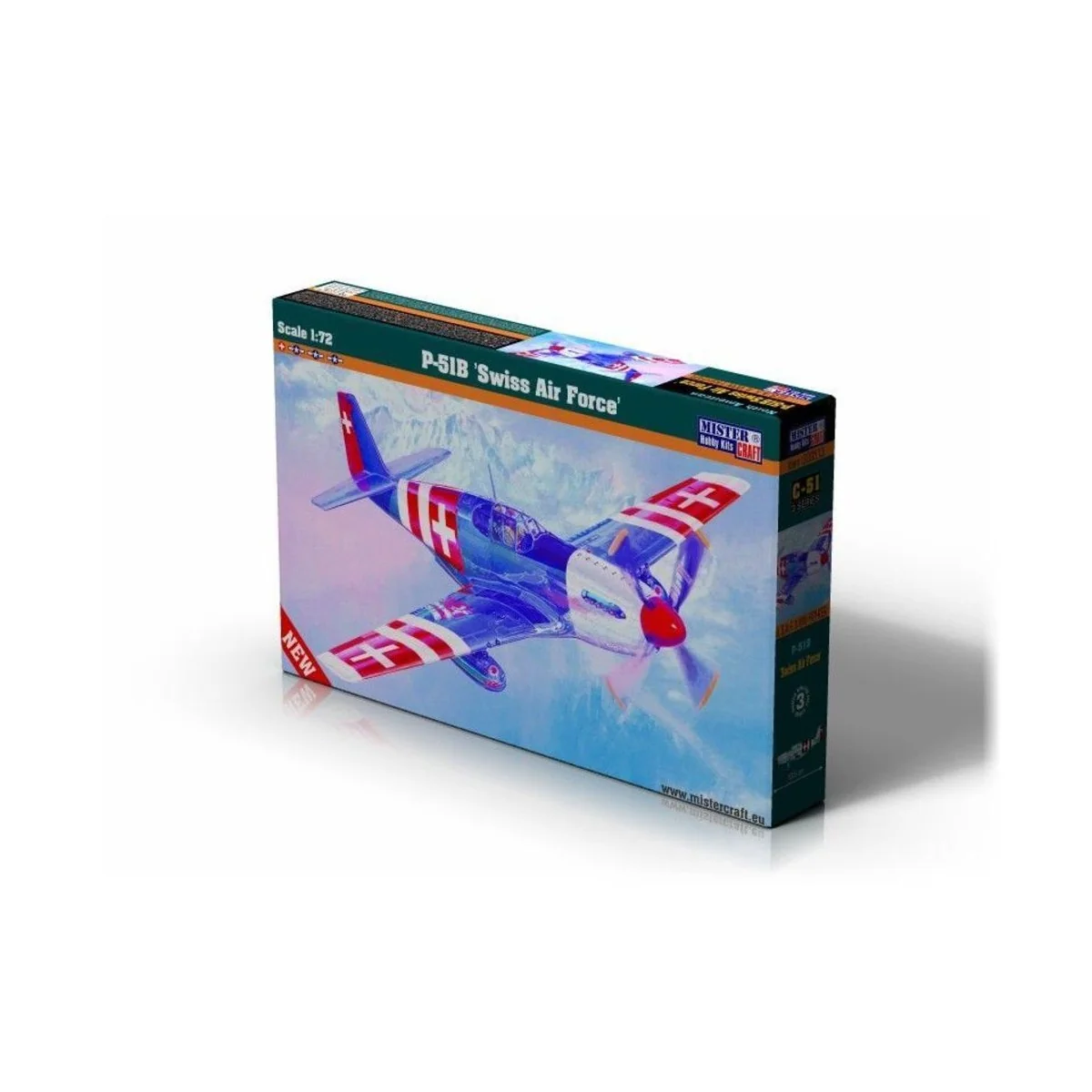 P-51 B Swiss Air Force, 1/72 - Mistercraft C-51 P-51 B Swiss Air Force, 1/72 - Mistercraft C-51