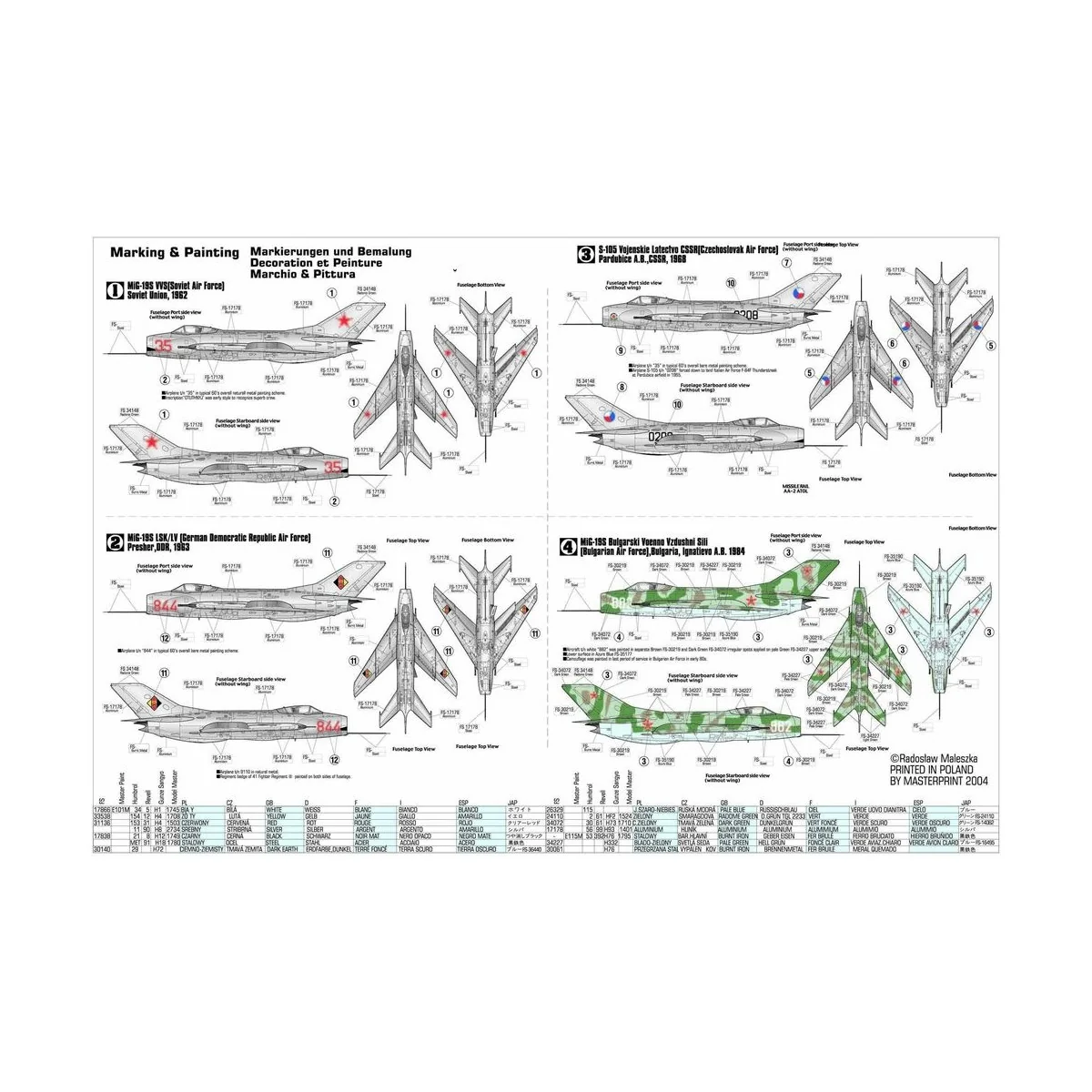 MiG-19S Farmer - Mistercraft C-58