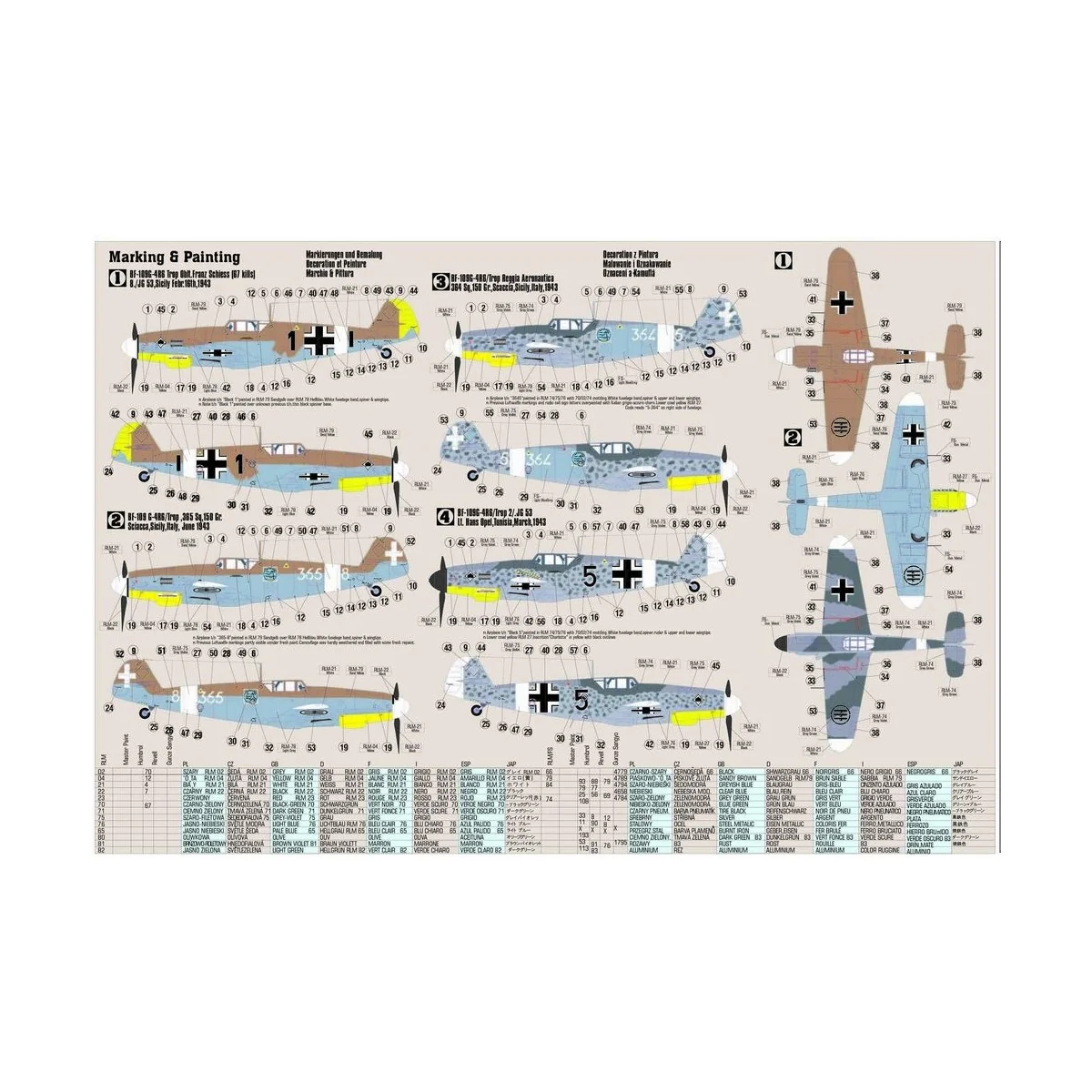 BF-109G-4/trop Shiess, 1/72 - Mistercraft C-88 BF-109G-4/trop Shiess, 1/72 - Mistercraft C-88