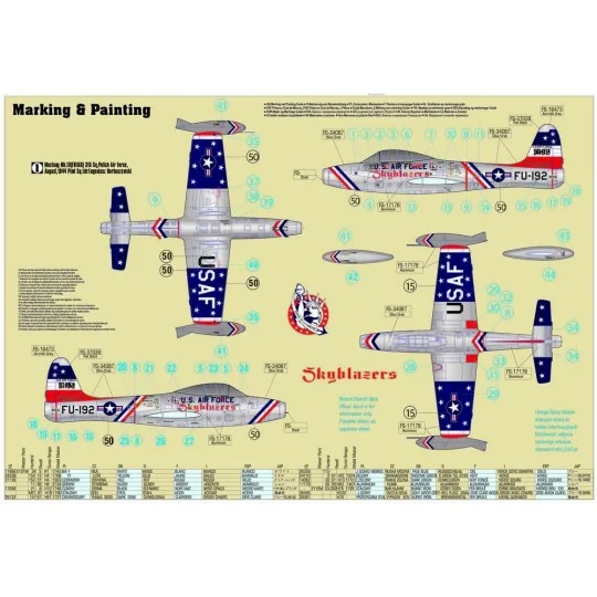 F-84G Skyblazers - Mistercraft C-89