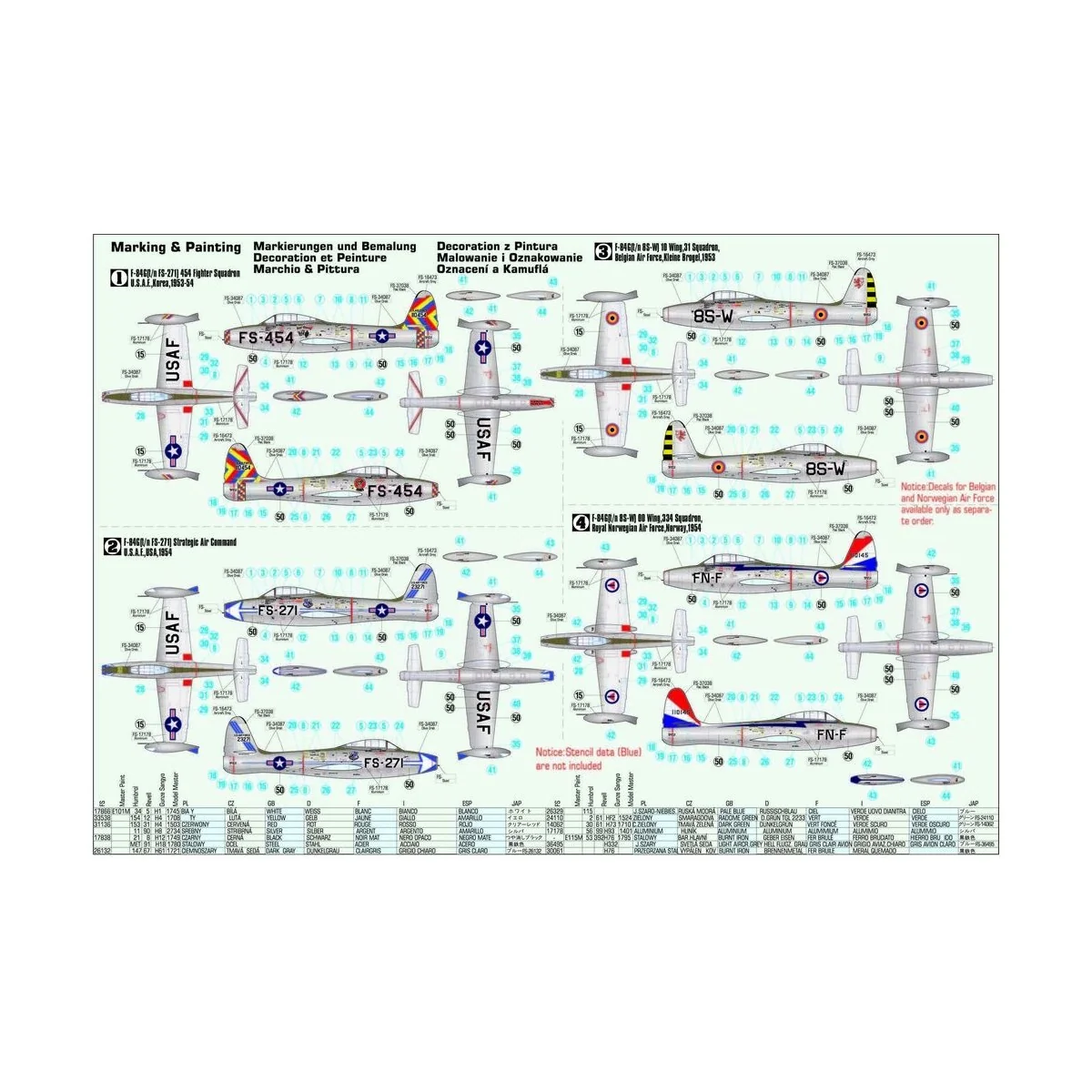 F-84G Thunderjet, 1/72 - Mistercraft C-90 F-84G Thunderjet, 1/72 - Mistercraft C-90